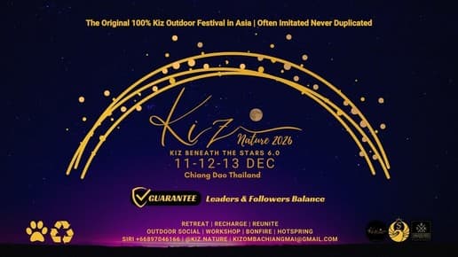 Kiz Nature 2026 Kiz Beneath The Stars 6.0 Exclusive Edition (Eco-friendly Dance Event in Asia)