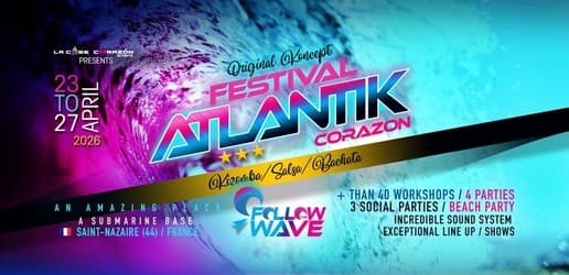 ATLANTIK CORAZON FESTIVAL 2026 ️ OCEAN KIZOMBA BEACH SALSA / BACHATA