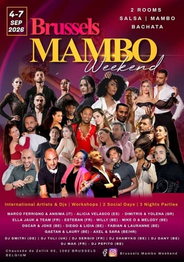 Brussels Mambo Salsa Weekend 2026 - (Officiel Event)