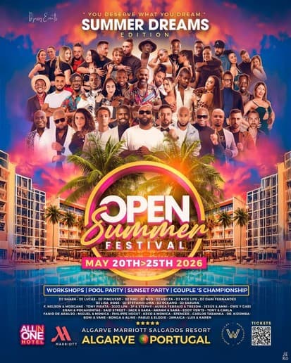 ️ OPEN SUMMER FESTIVAL 2026 ️ SUMMER DREAMS - (ALGARVE, PORTUGAL 🇵🇹)